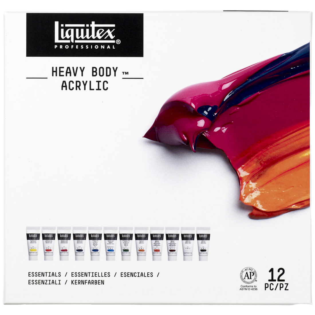 Acrílico Heavy Body Profissional Cores Essenciais liquitex