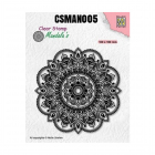 Carimbo Mandala Fantasy Flower CSMAN005