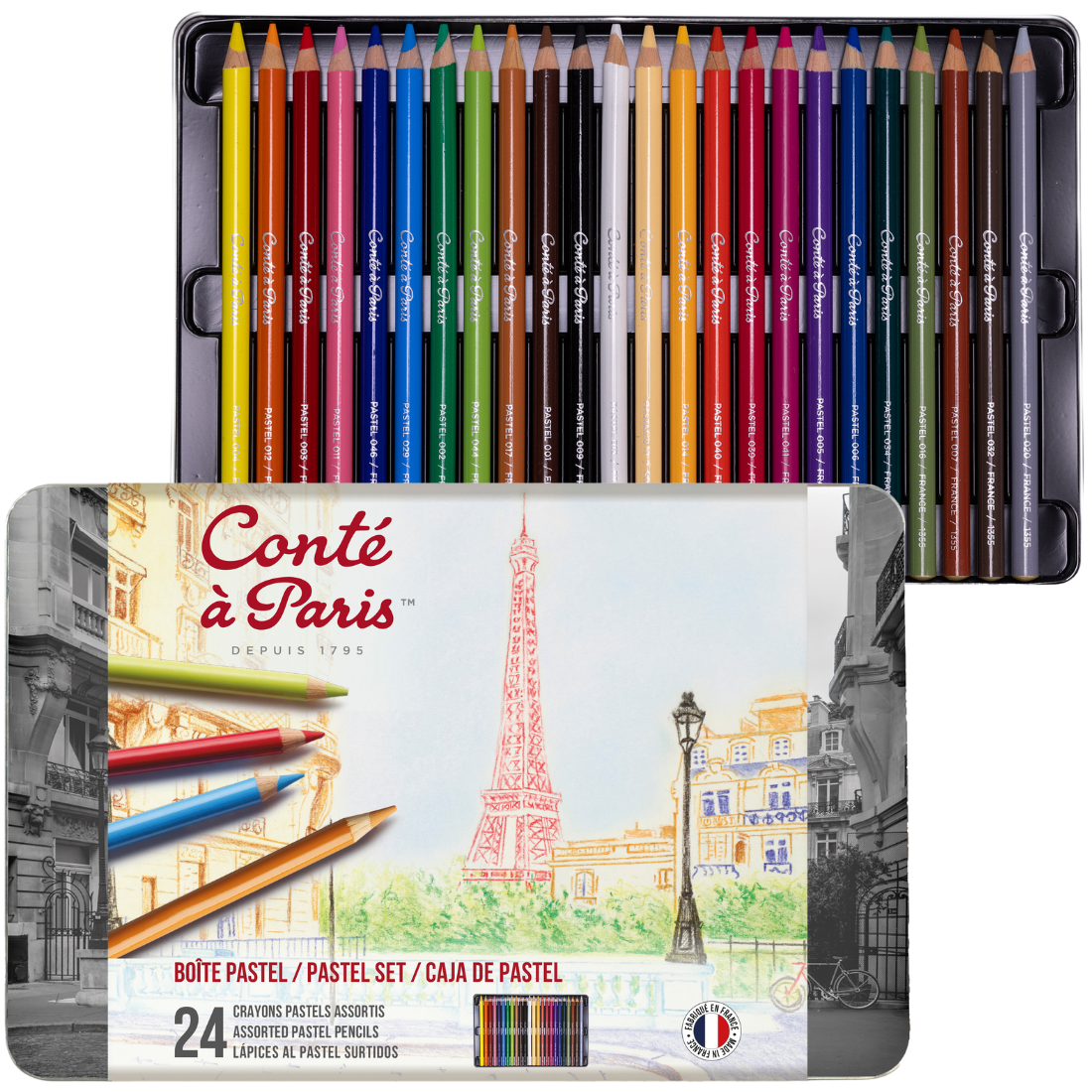 Lápis Pastel Seco Conté a Paris