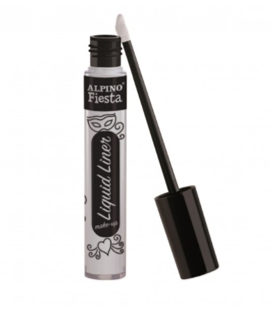 Tinta Facial Liquid Liner Make-Up branca Alpino