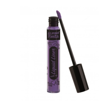 Tinta Facial Liquid Liner Make-Up violeta Alpino