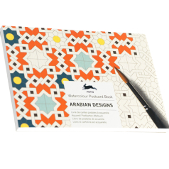 Livro de Colorir Postal Arabian Designs