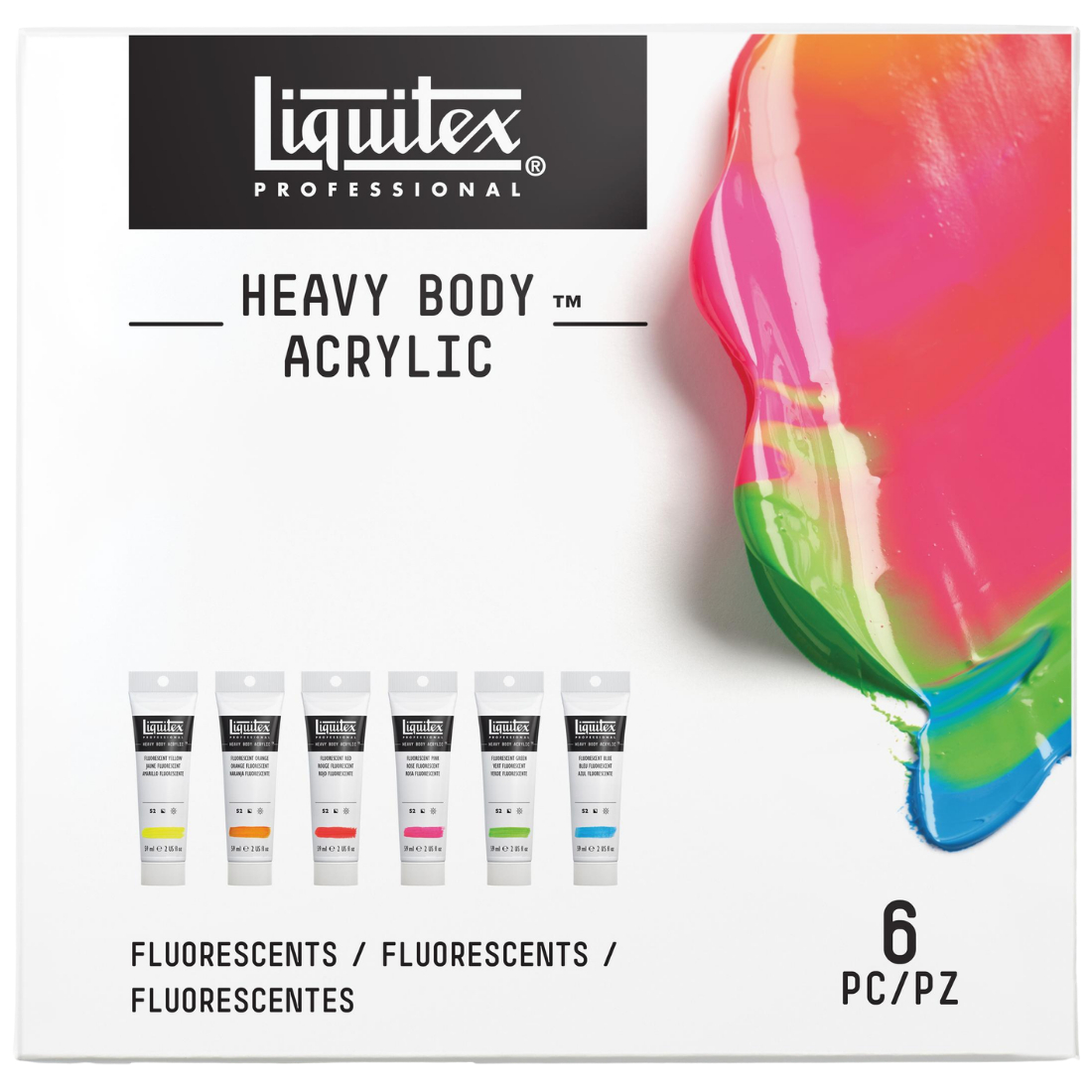 Acrílico Heavy Body Profissional Fluorescente liquitex