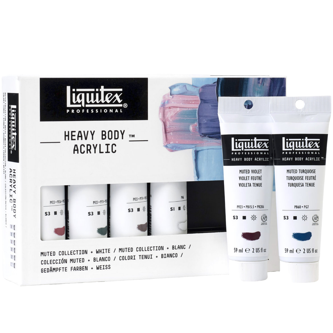 Acrílico Heavy Body Profissional Muted Collection liquitex
