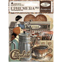 Adesivos Ephemera Coffee & Chocolate 300gr DFLCT35