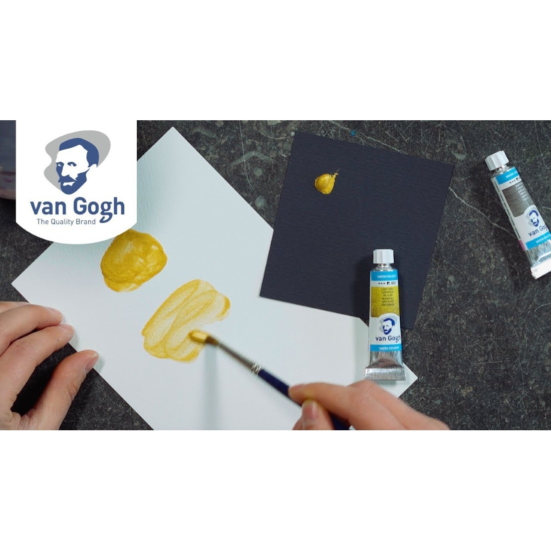 Aguarela Van Gogh pastilhas da Talens