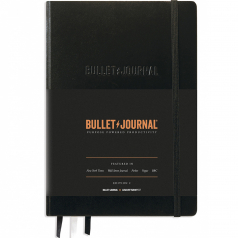 Bloco Papel Bullet Journal Preto A5