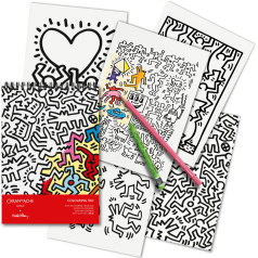 Bloco Colorir Keith Haring A5
