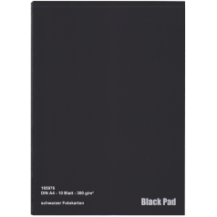 Bloco Papel Desenho Black Pad
