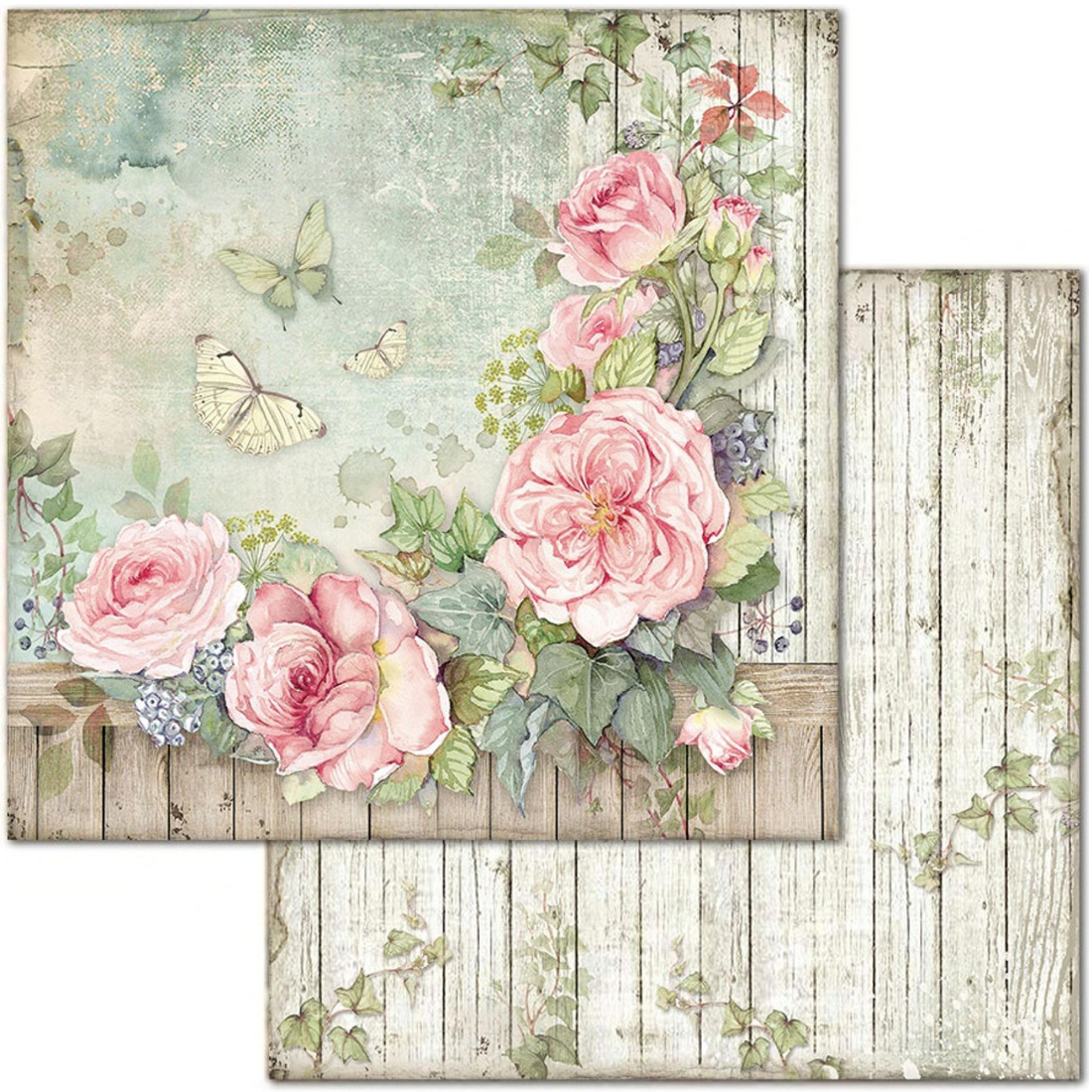 Bloco Papel Scrapbooking House Of Roses SBBL66 Stamperia
