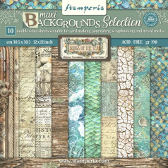 Bloco Papel Scrapbooking Songs Of The Sea SBBL142
