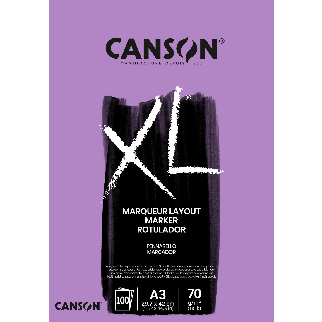 Bloco papel XL Marker Canson