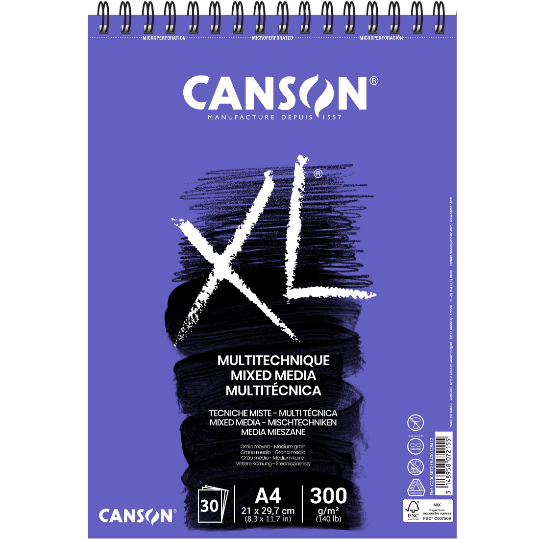Bloco Papel XL Mix Media Canson