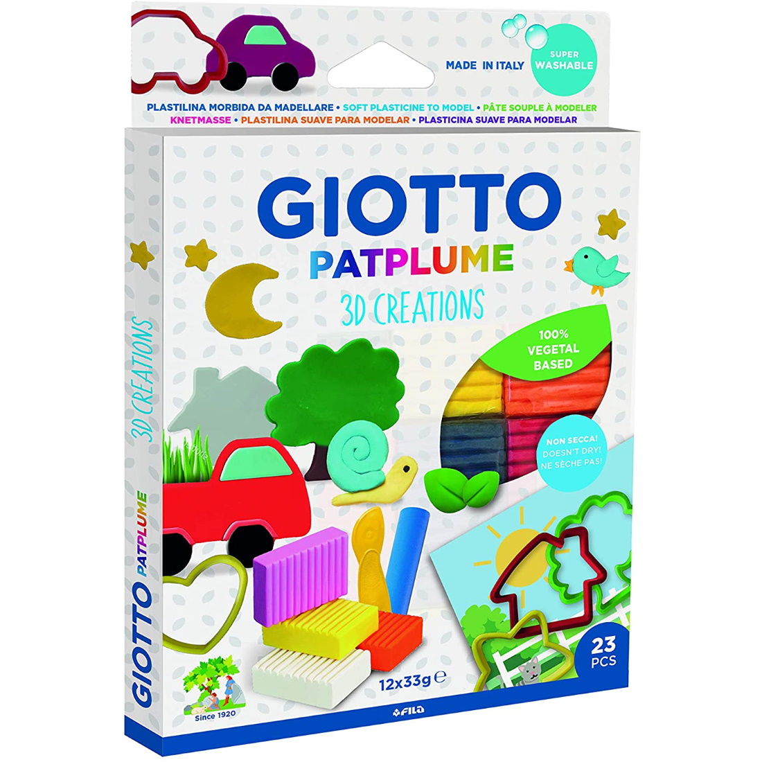 Plasticina Patplume 3D Creations Giotto