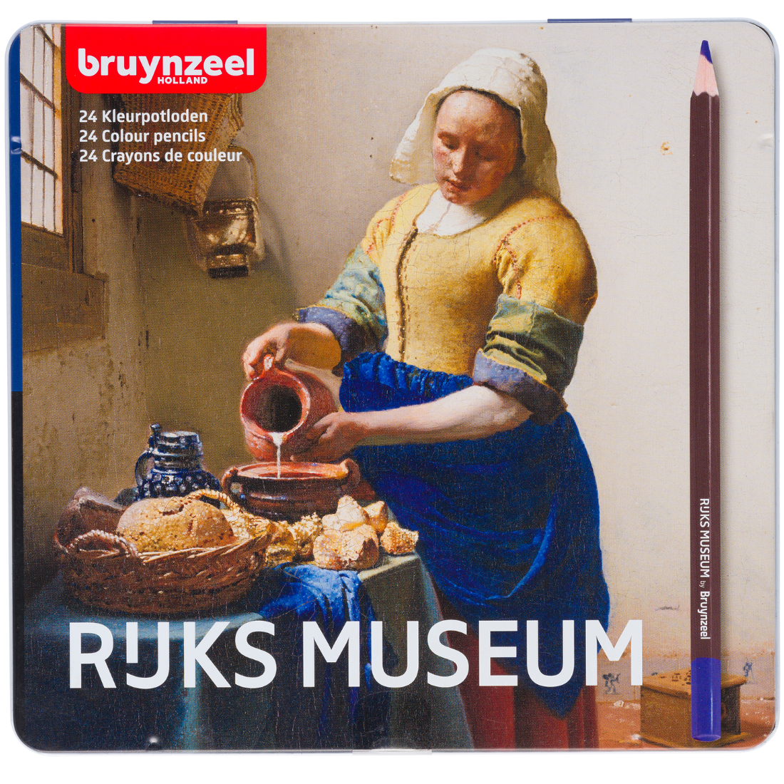 Conjunto Lápis Cor A leiteira Vermeer 24 UNI