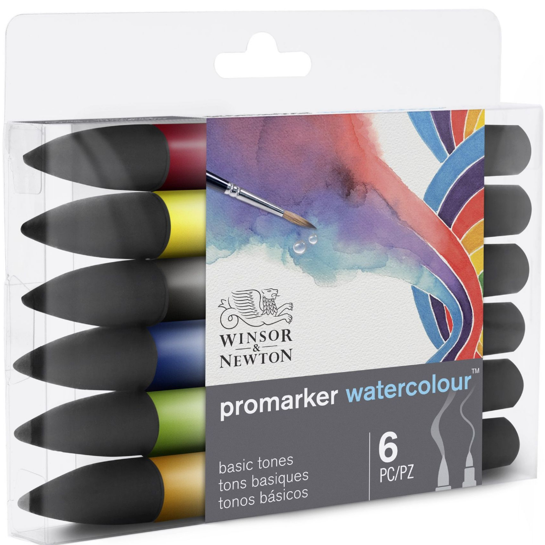 Marcador Promarker Watercolour Tons Básicos 6 Pcs winsor & newton