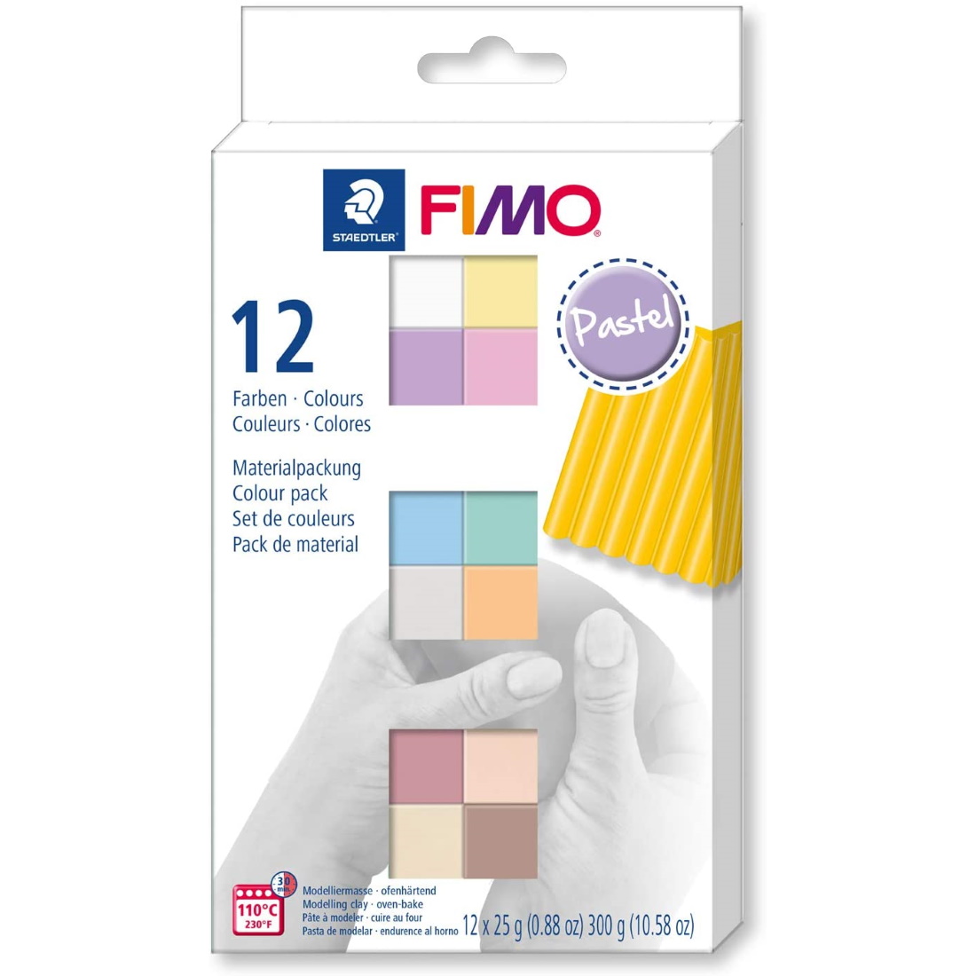 Pasta Modelar Fimo Soft Cores Pastel staedtler