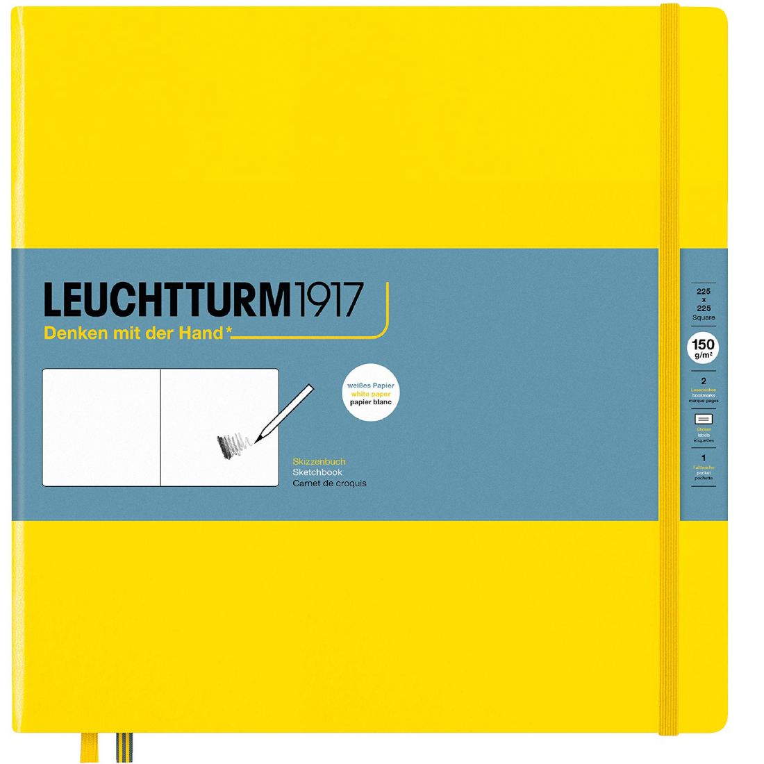 Diário Gráfico  SketchBook Amarelo leuchtturm1917