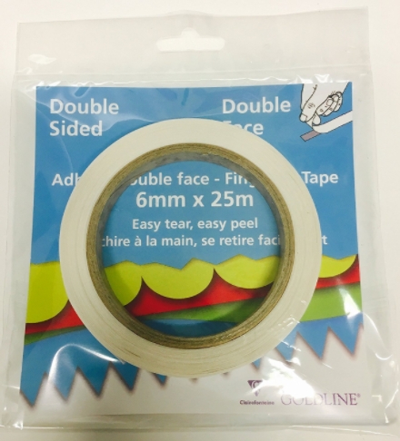 Fita Cola Adesiva Dupla Face 6mm X 25m Clairefontaine