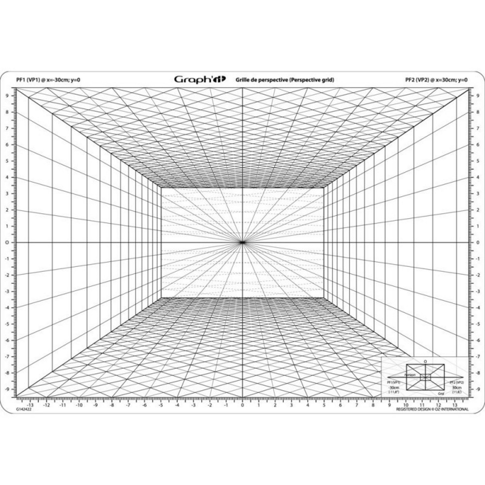 Grelha de Perspetiva Multiusos Modelo C da Graph it