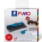 Kit Modelar Fimo Leather Effect Estojo Óculos