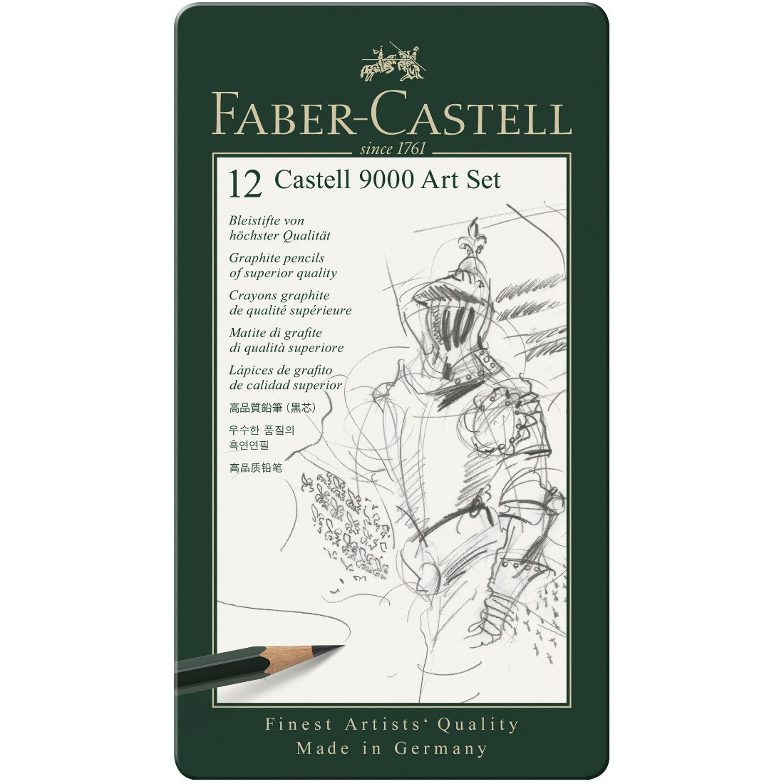 Lápis Grafite Castell 9000 Art da Faber Castell