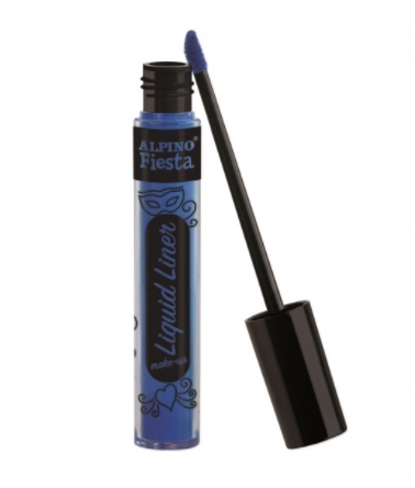 Tinta Facial Liquid Liner Make-Up azul Alpino