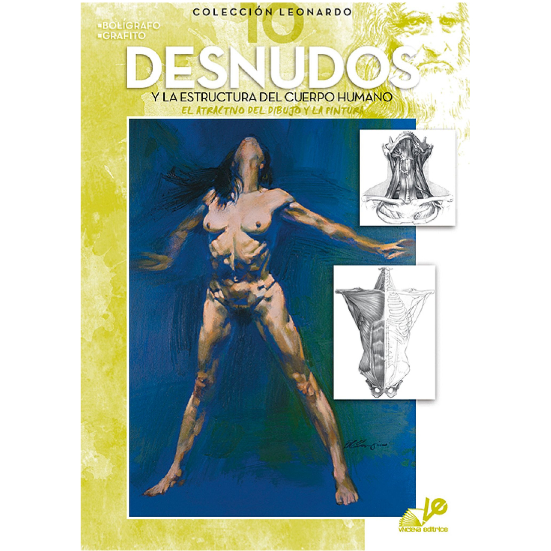 Livro Coleção Leonardo Nº 10 Desenhos de Nus IV edições vinciana