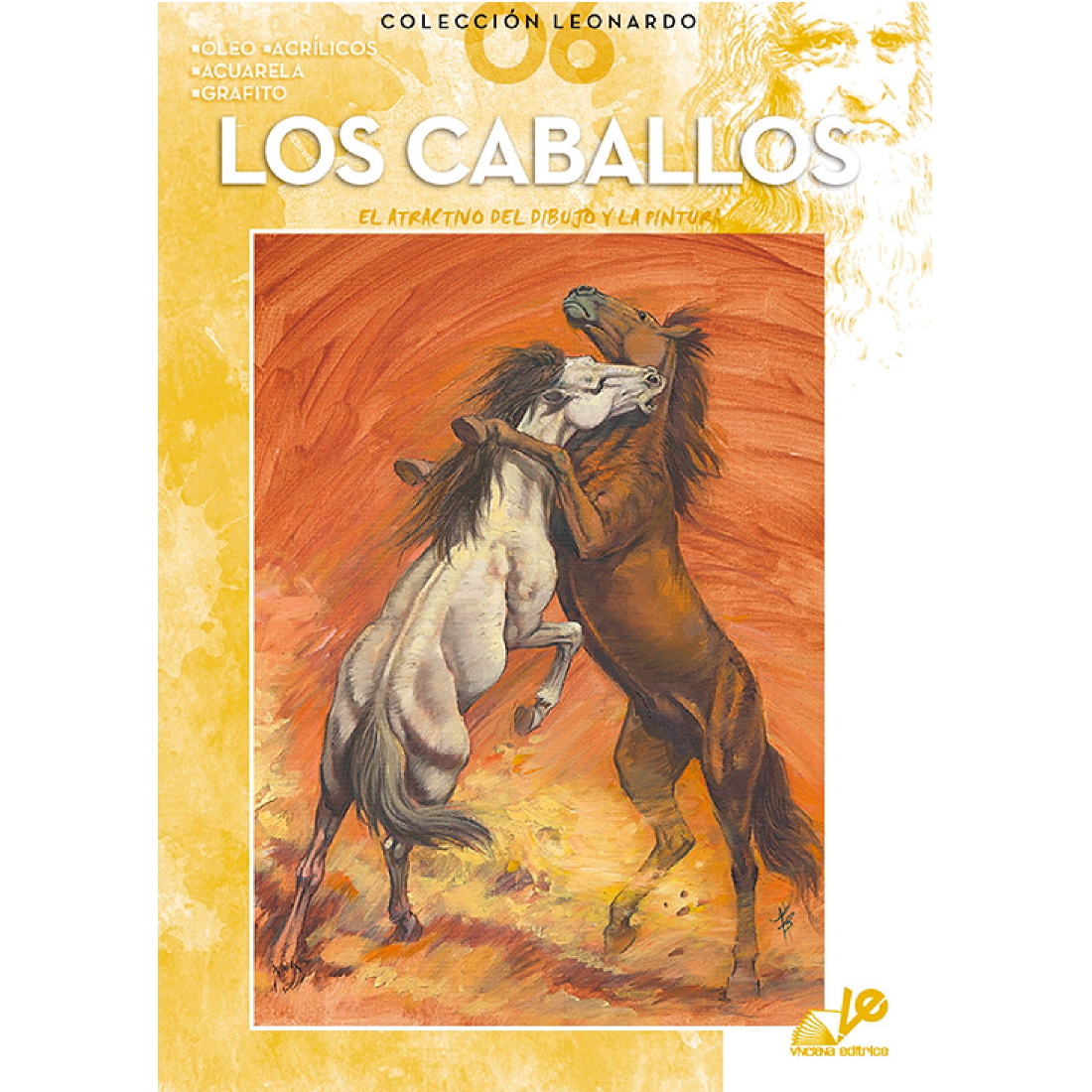 Livro Coleção Leonardo Nº 6 Os Cavalos edições vinciana