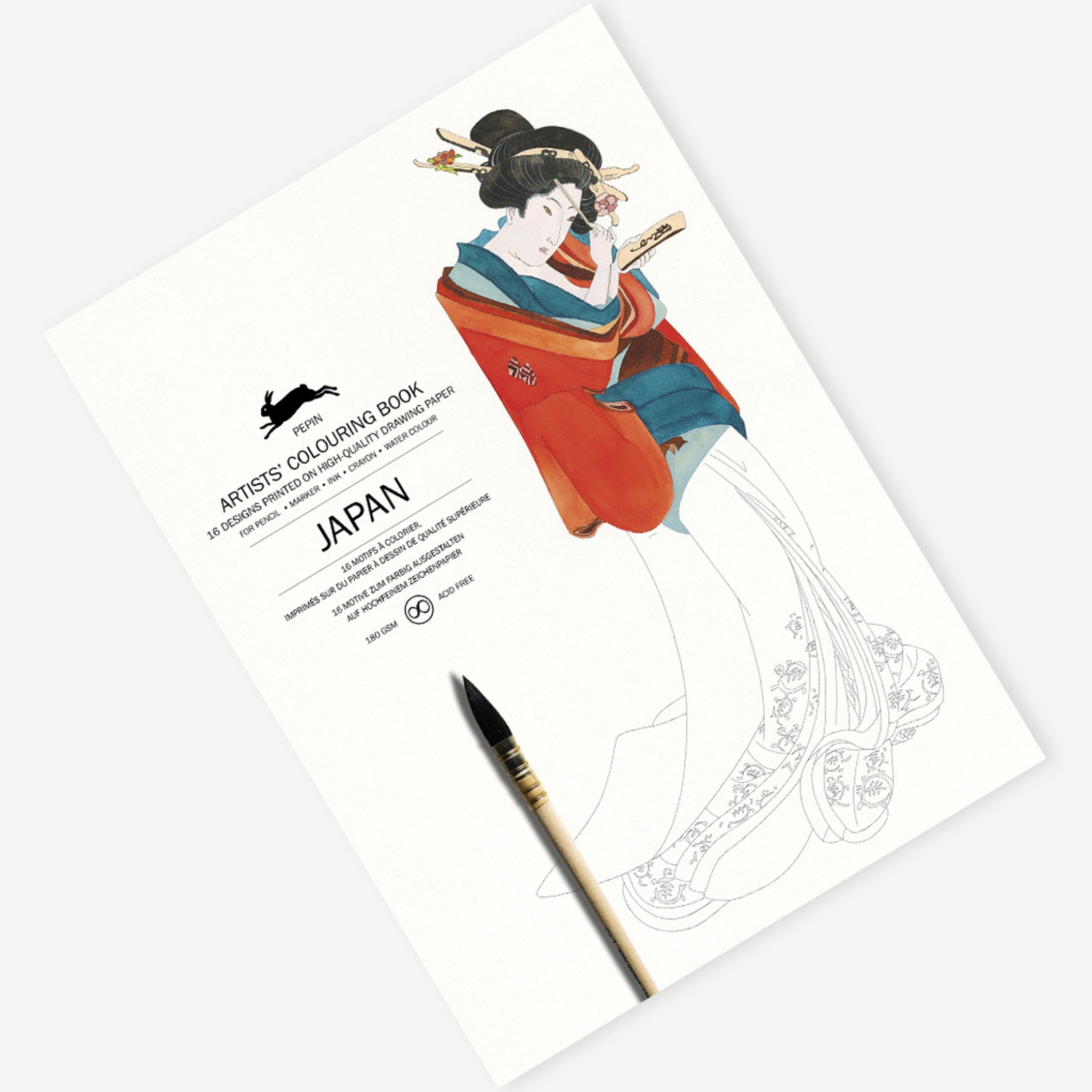 Livro de Colorir Japan 16 Desenhos Pepin