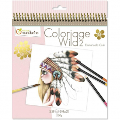 Livro de Colorir Wild 2 By Emmanuelle Colin