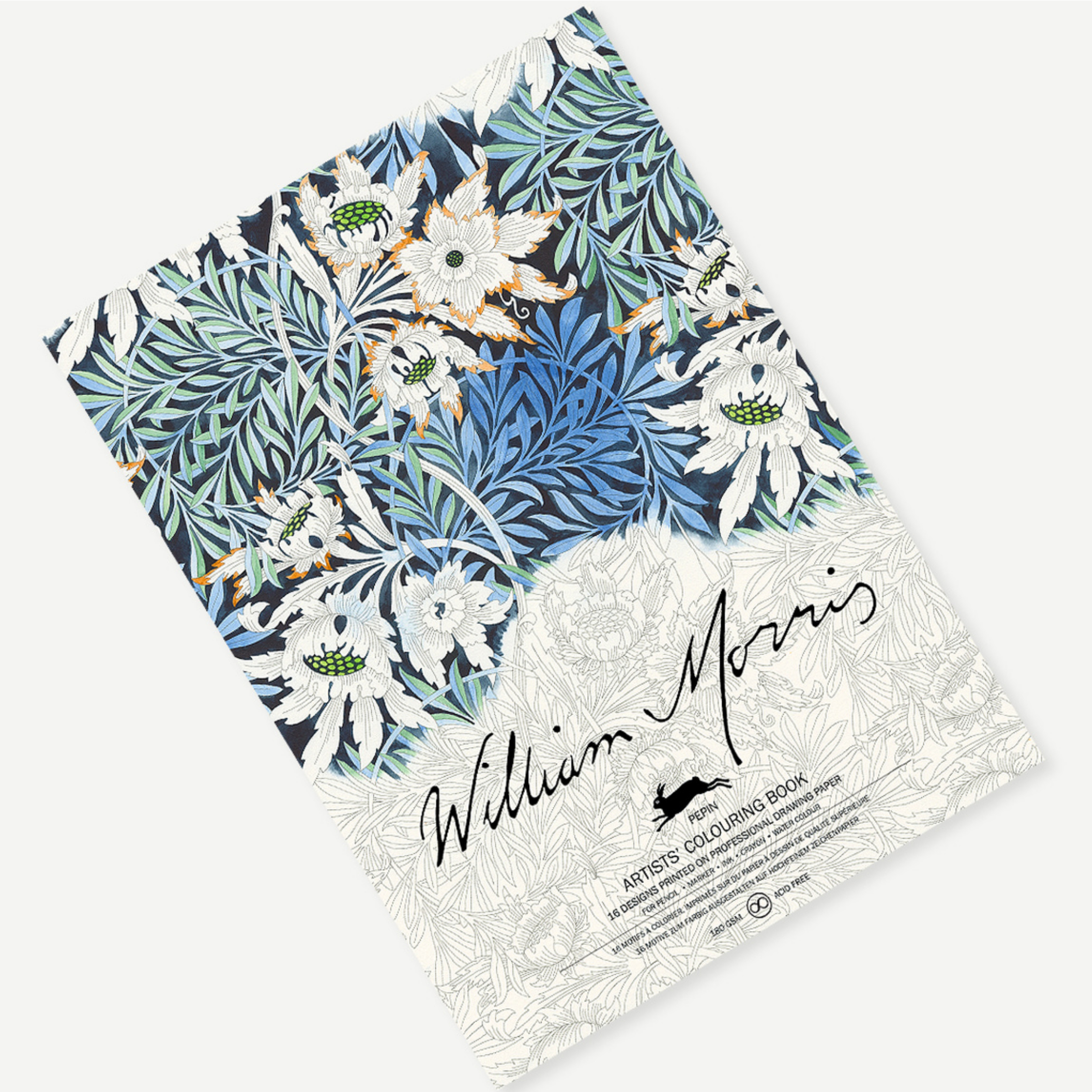 Livro de Colorir William Morris 16 Desenhos Pepin