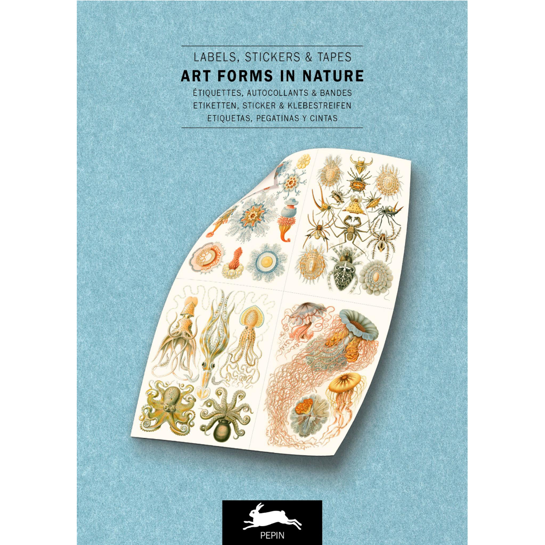 Livro Stickers  Etiquetas Art Forms In Nature Pepin