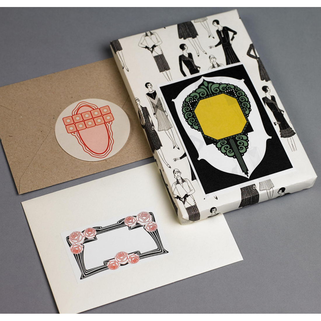 Livro Stickers  Etiquetas Art Nouveau pepin