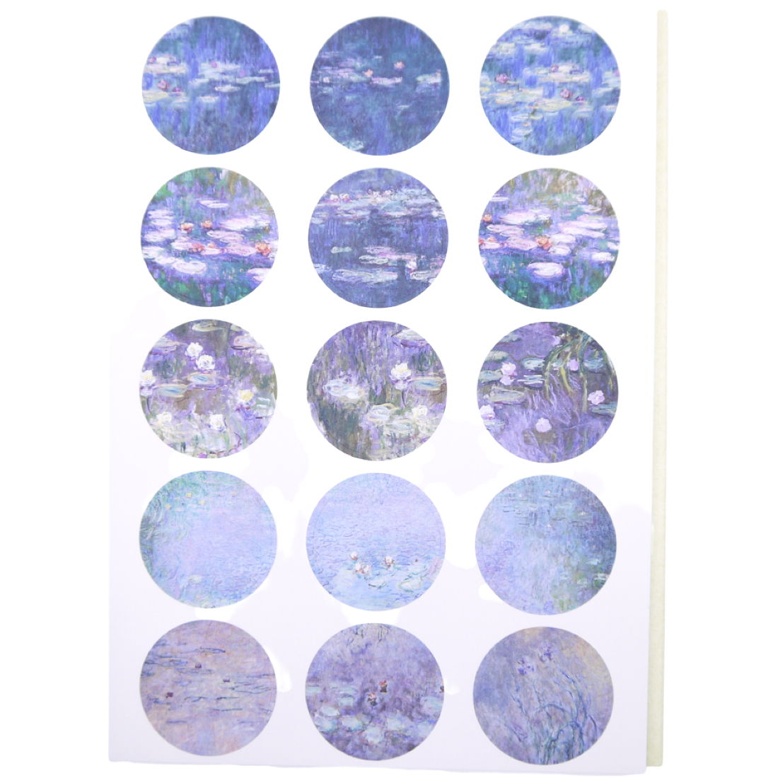Livro Stickers  Etiquetas Claude Monet pepin