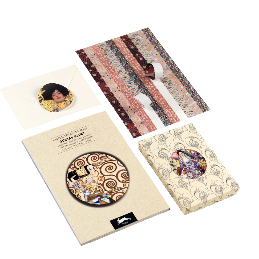 Livro Stickers  Etiquetas Gustav Klimt pepin