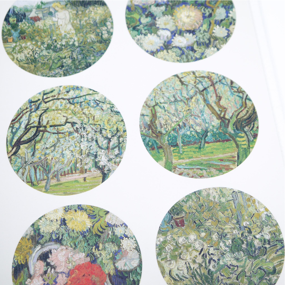 Livro Stickers  Etiquetas Vincent Van Gogh pepin