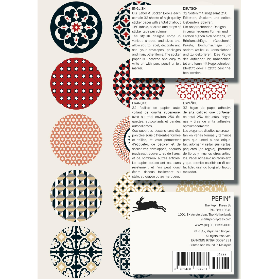 Livro Stickers  Etiquetas Vintage Fashion pepin
