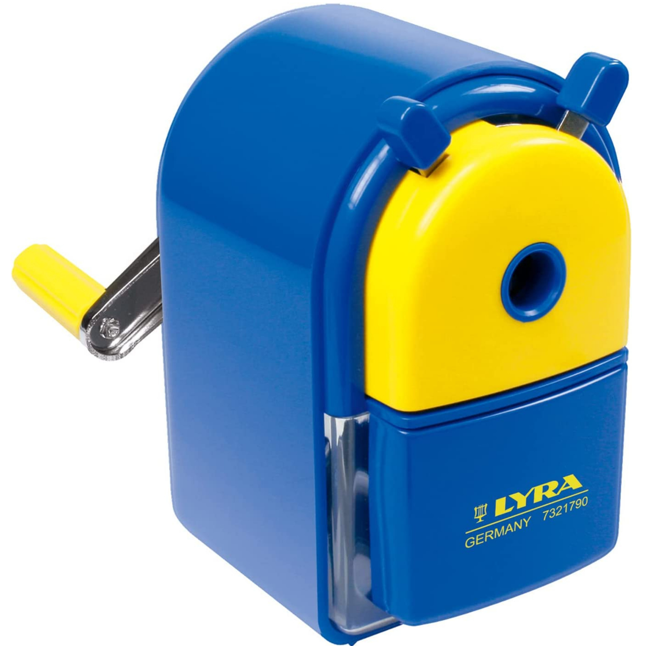 Maquina de afiar em plástico de cor azul referencia 8879 Lyra.