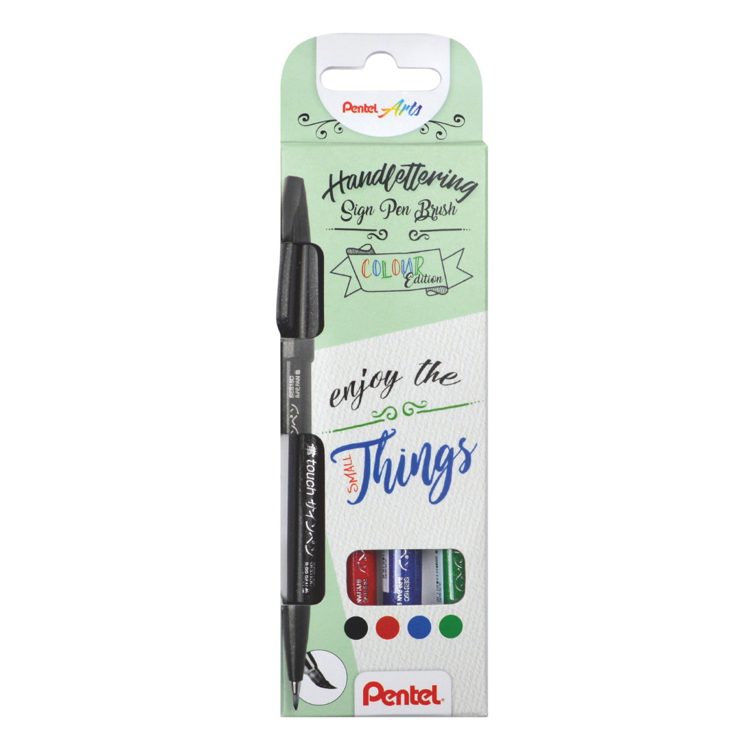 Pack Marcadores Sign Pen Brush Small Things Pentel