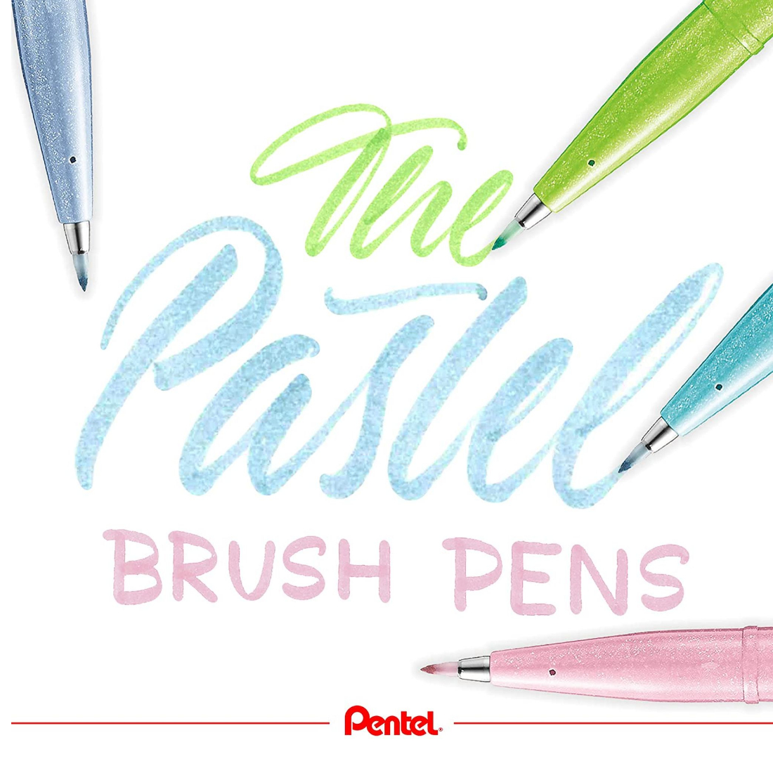 Marcadores Sign Pen Brush Touch Cores Pastel pentel
