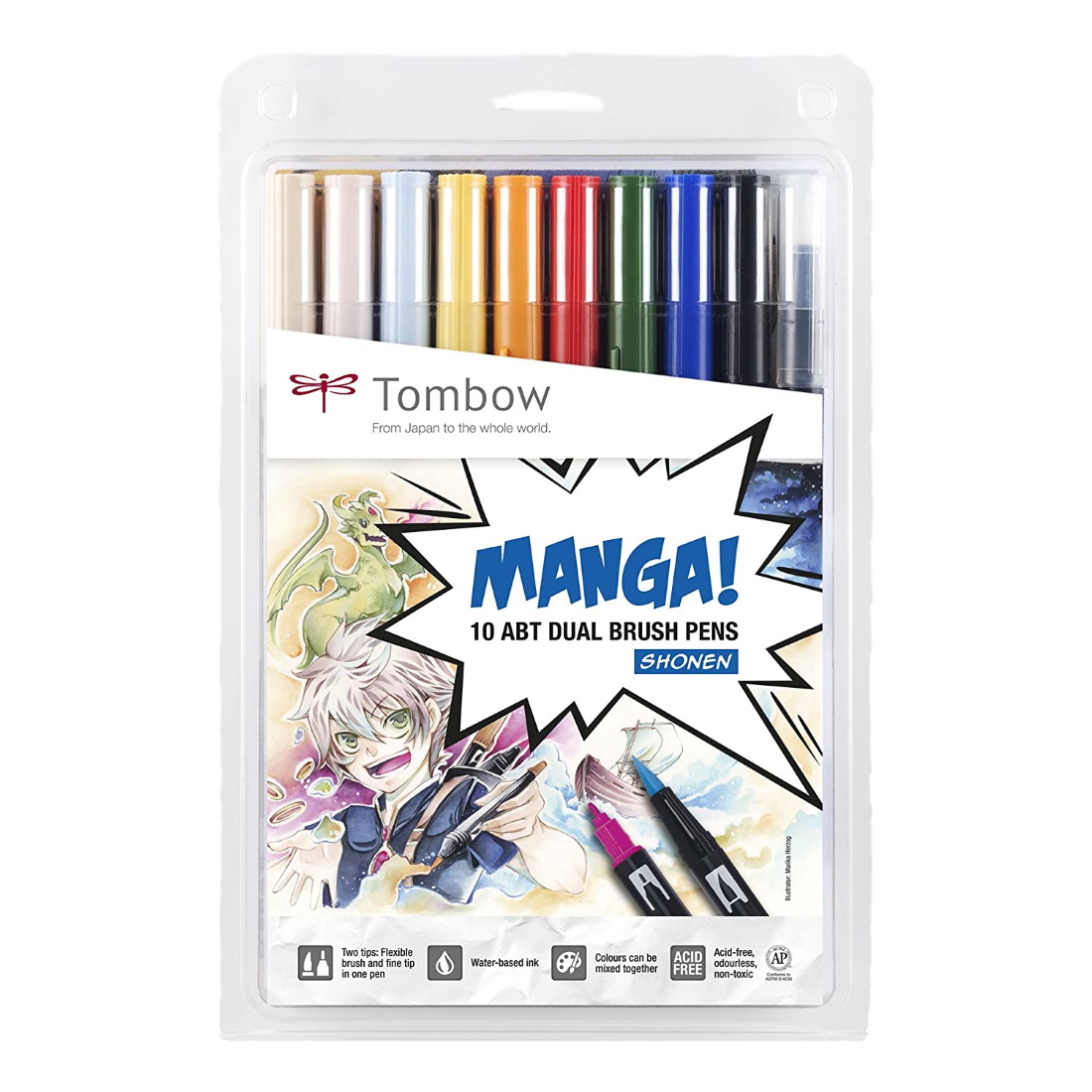 Marcadores ABT Cores Manga Shojo TOMBOW