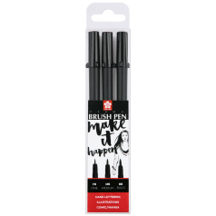 Marcadores Pigma Brush Pen Preto