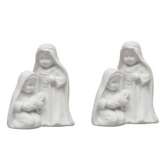 Marfinite Sagrada Família 4X2,2X5cm | 2 Peças