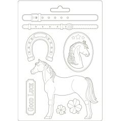 Molde PVC Romantic Horses A4 K3PTA4500