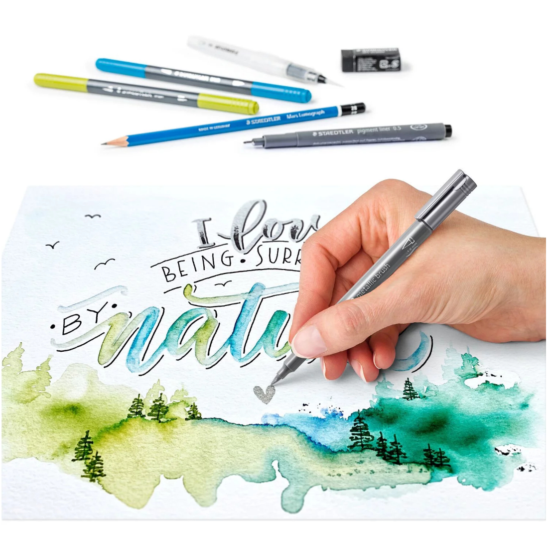 Pack Marcadores Hand Lettering  Watercolour STAEDTLER