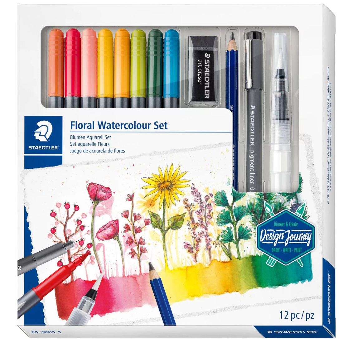 Pack Marcadores Watercolour Floral staedtler
