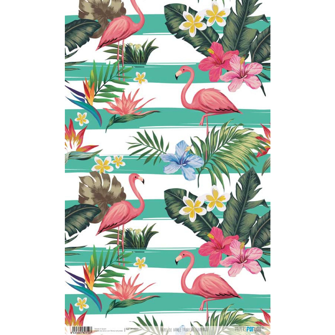 Papel Arroz Tropical Flamingo PFY4231 paperforyou