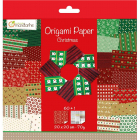 Papel Origami Christmas Red