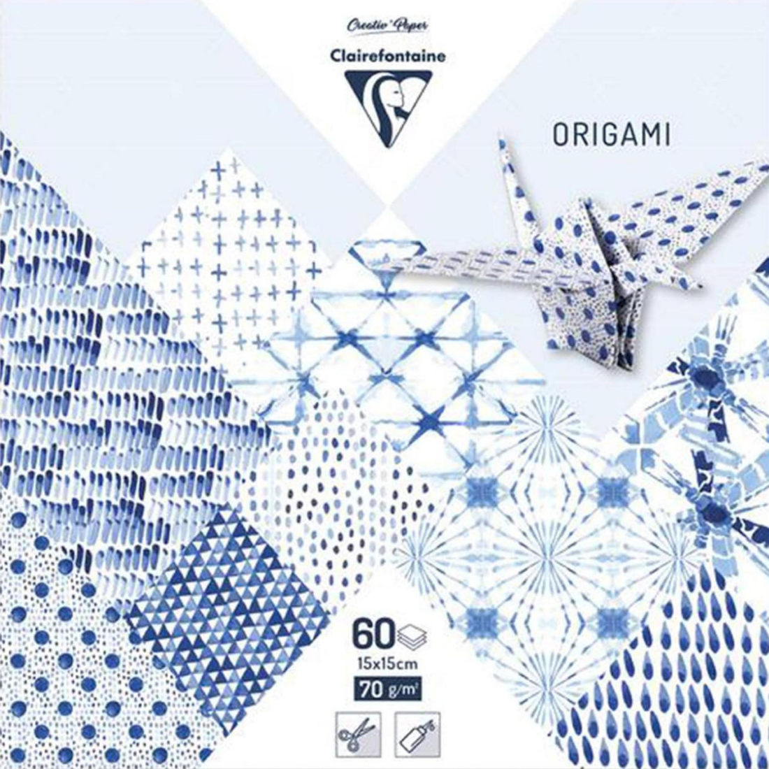 Papel Origami Shibori da Clairefontaine